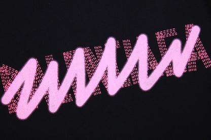 T-SHIRT BALENCIAGA LOGO GRAFFITI NOIR