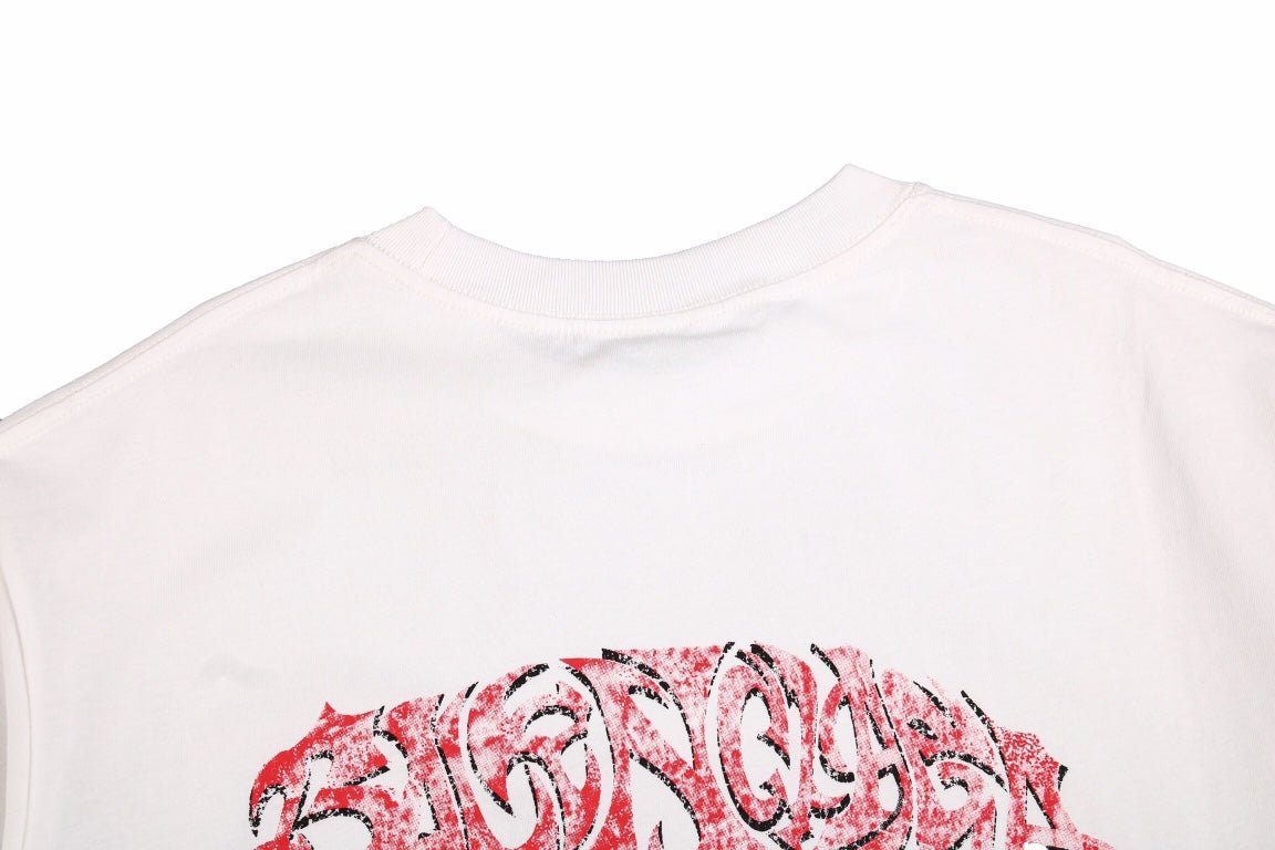 T-SHIRT BLANC BALENCIAGA À LOGO GRAFFITI