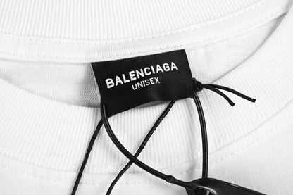 T-SHIRT BLANC BALENCIAGA À LOGO GRAFFITI