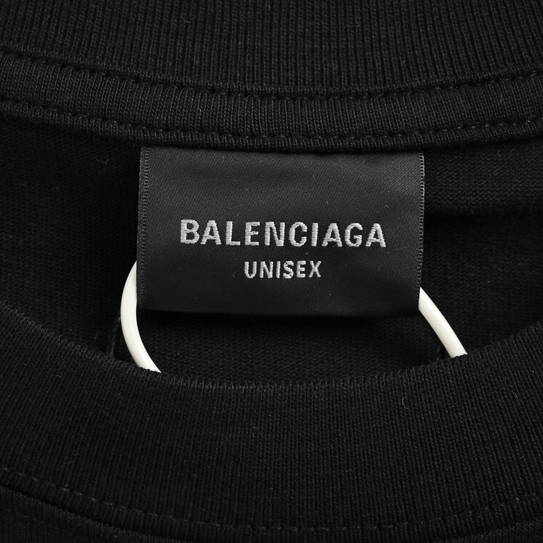 T-shirt Balenciaga à imprimé graphique (noir)
