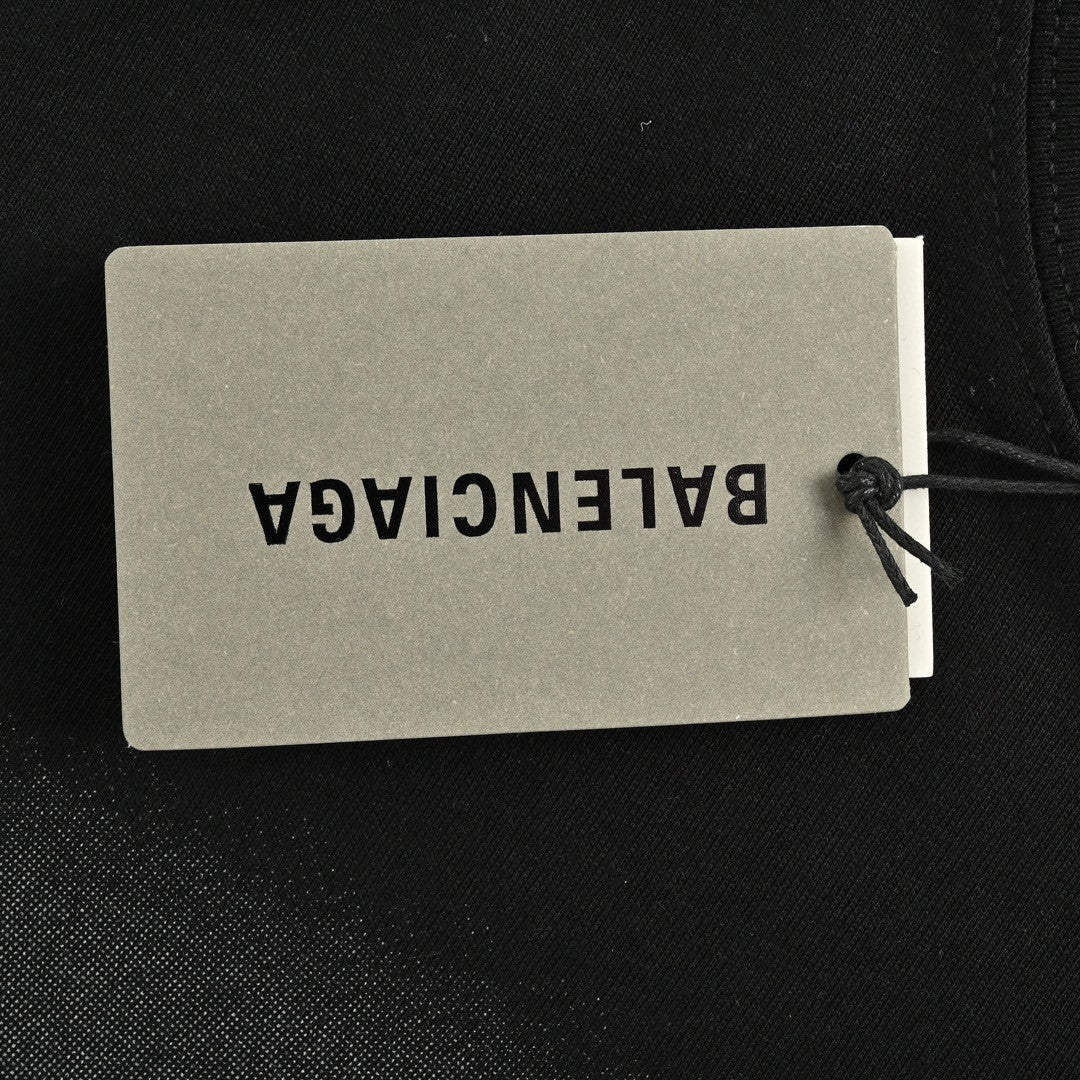 T-shirt Balenciaga à imprimé graphique (noir)