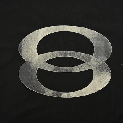 T-shirt Balenciaga gris à logo (noir)