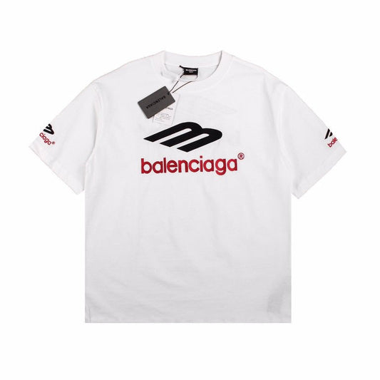T-shirt blanc à logo Balenciaga