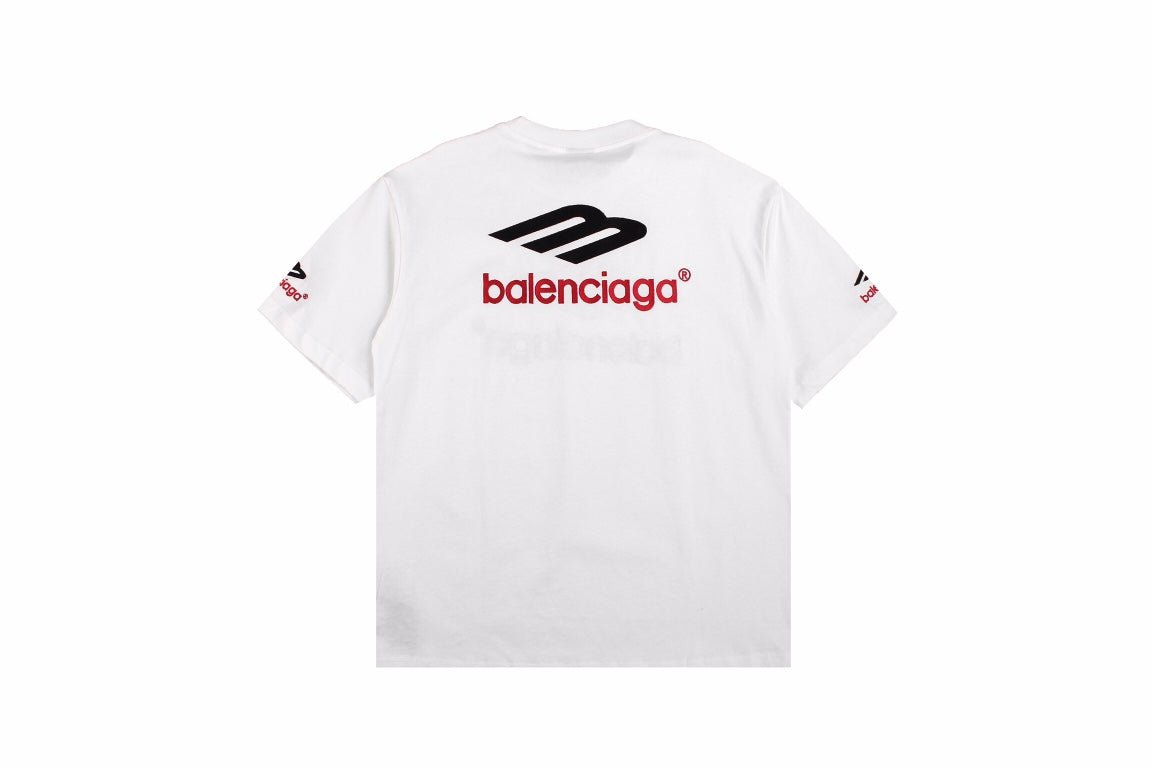 T-shirt blanc à logo Balenciaga