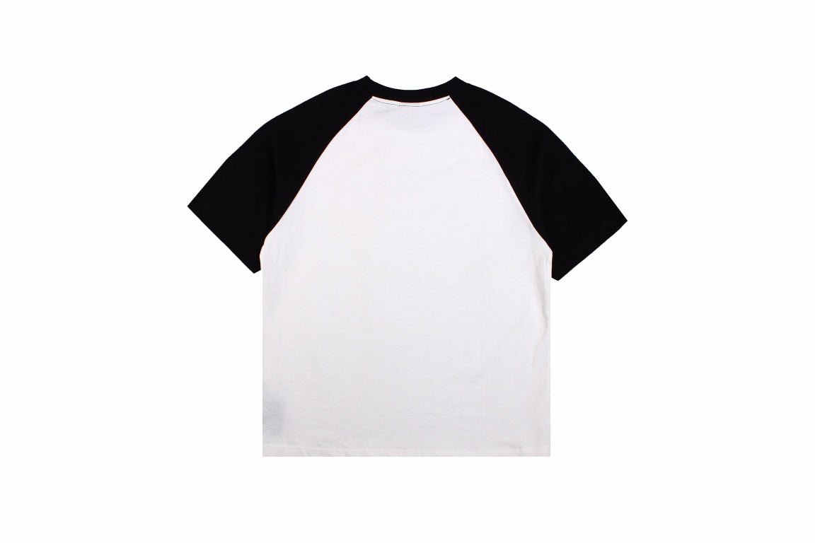 T-shirt Balenciaga imprimé logo noir et blanc