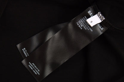 T-SHIRT NOIR À LOGO BALENCIAGA