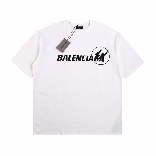 T-SHIRT BLANC AVEC LOGO BALENCIAGA