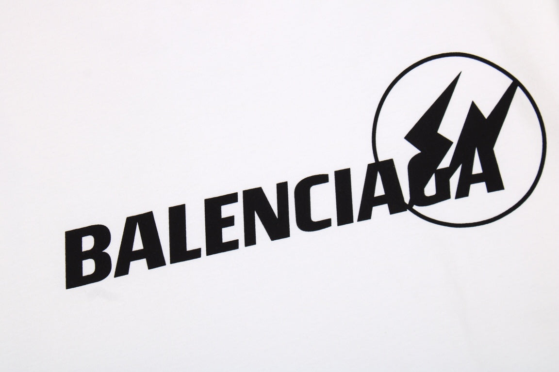 T-SHIRT BLANC AVEC LOGO BALENCIAGA