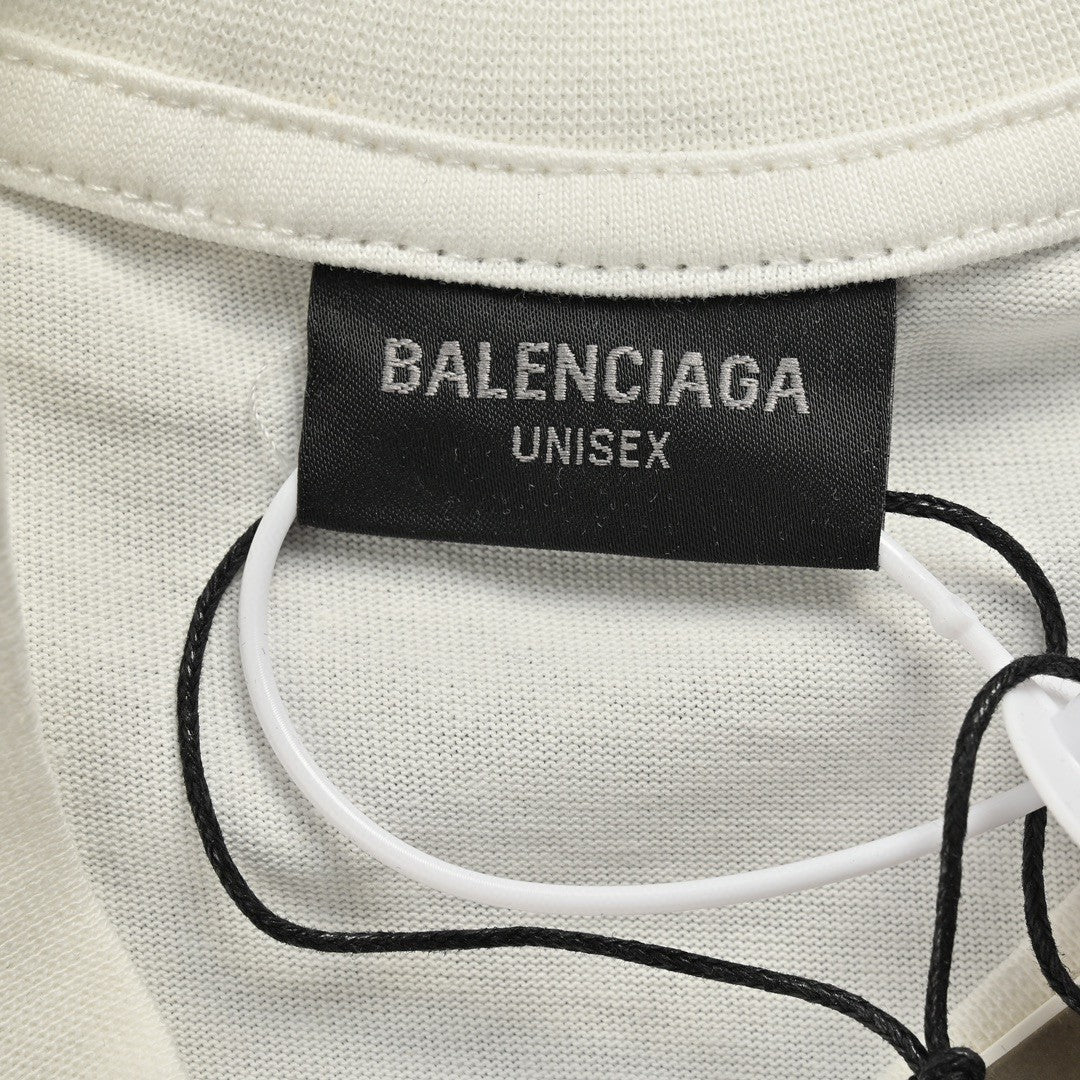 T-shirt Balenciaga Love Notes blanc