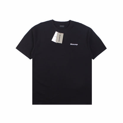 T-shirt Balenciaga minimaliste noir