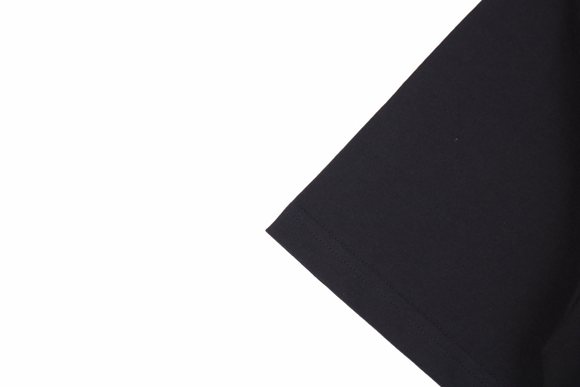 T-shirt Balenciaga minimaliste noir