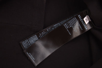 T-shirt Balenciaga minimaliste noir