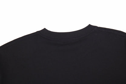 T-shirt Balenciaga minimaliste noir