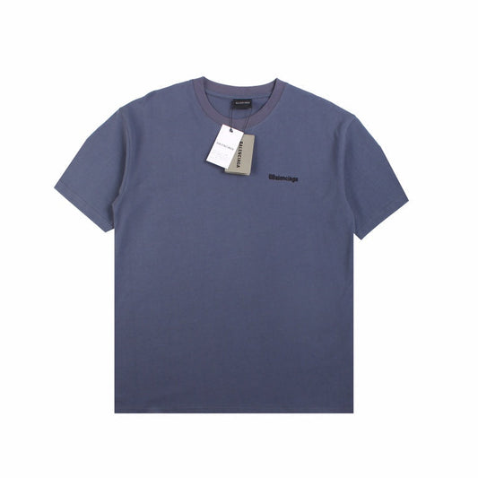 T-SHIRT MINIMALISTE BALENCIAGA BLEU