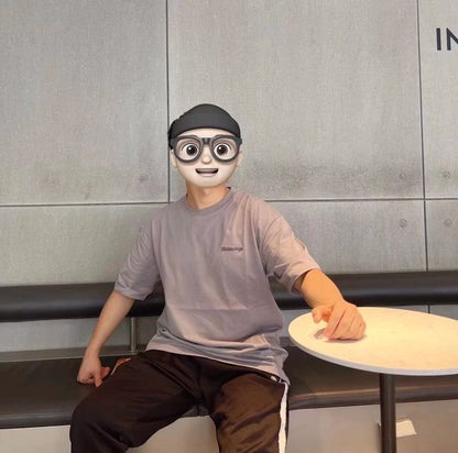 T-SHIRT MINIMALISTE BALENCIAGA GRIS