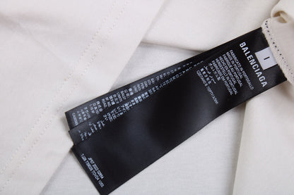 T-SHIRT MINIMALISTE BALENCIAGA BLANC
