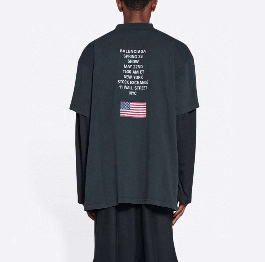 T-shirt Balenciaga avec logo NYSE