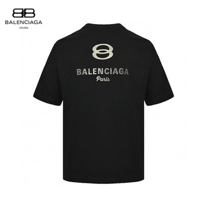 T-shirt oversize Balenciaga à logo « 8 » (noir)