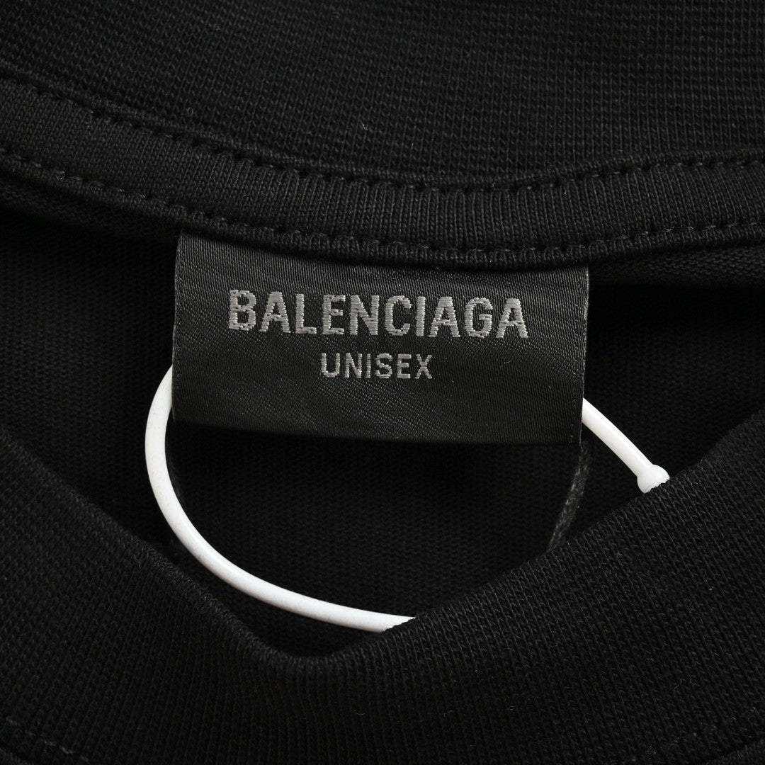 T-shirt oversize Balenciaga à logo « 8 » (noir)