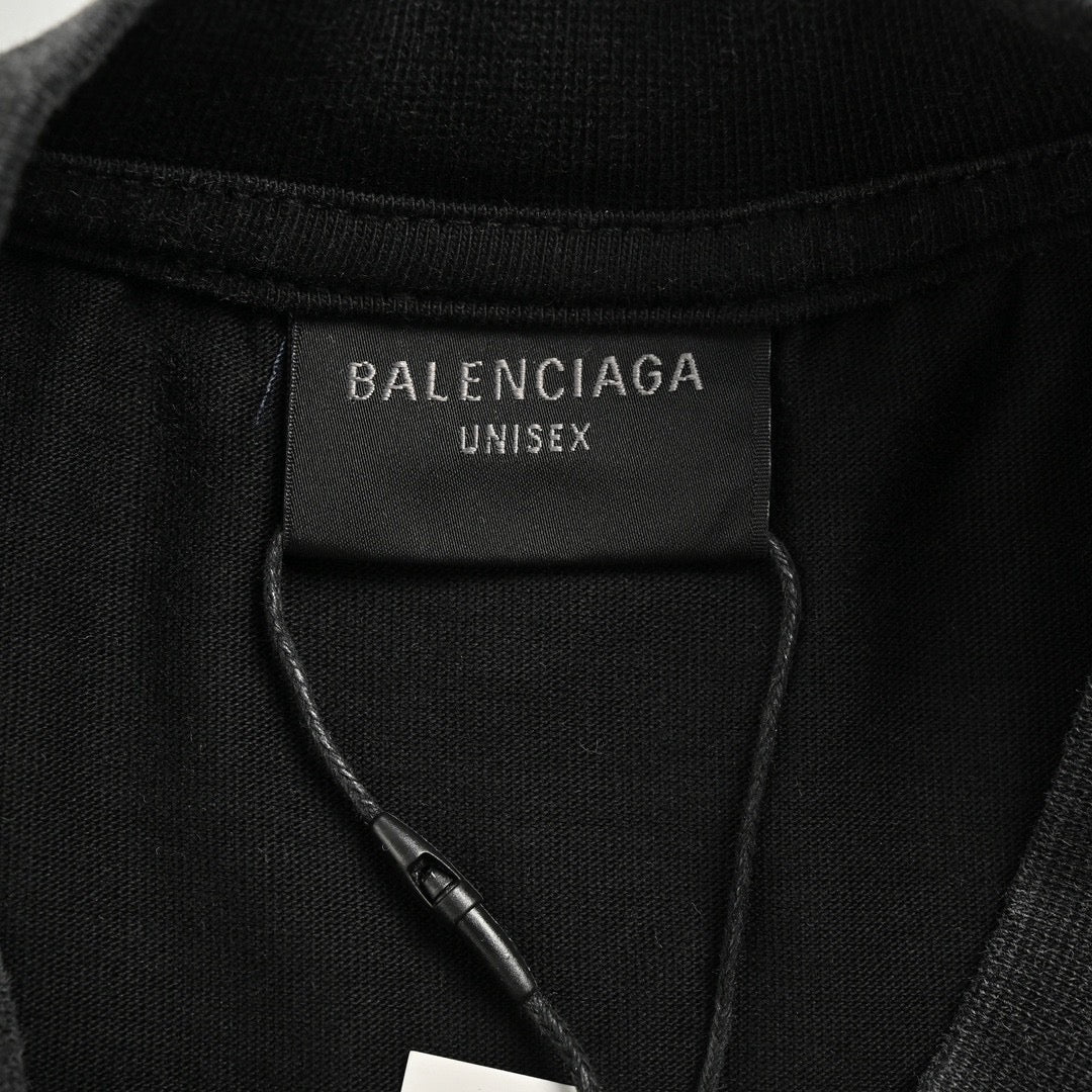 T-shirt Balenciaga Paris Statue de la Liberté (Noir)