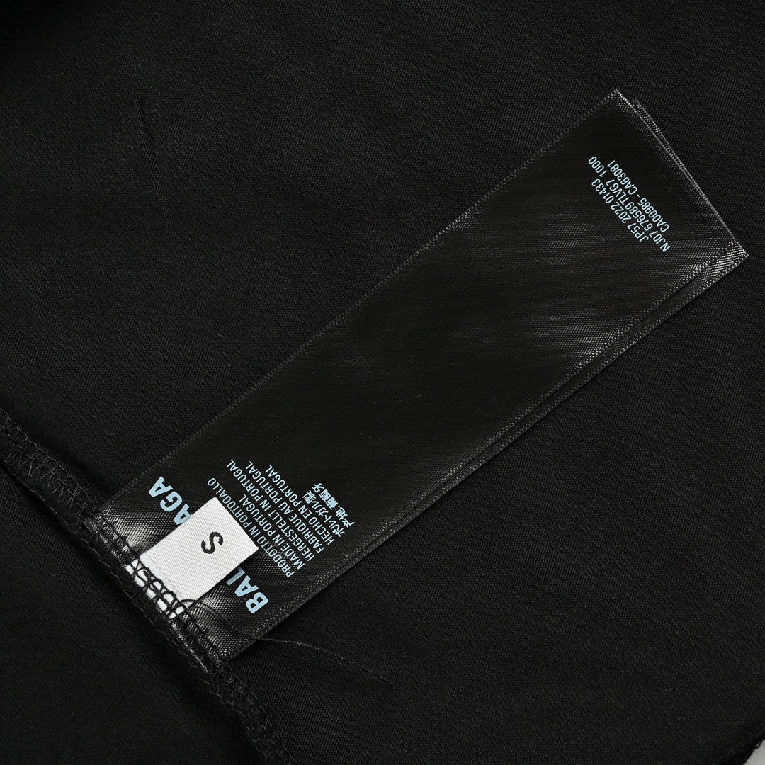 T-shirt Balenciaga Paris Statue de la Liberté (Noir)