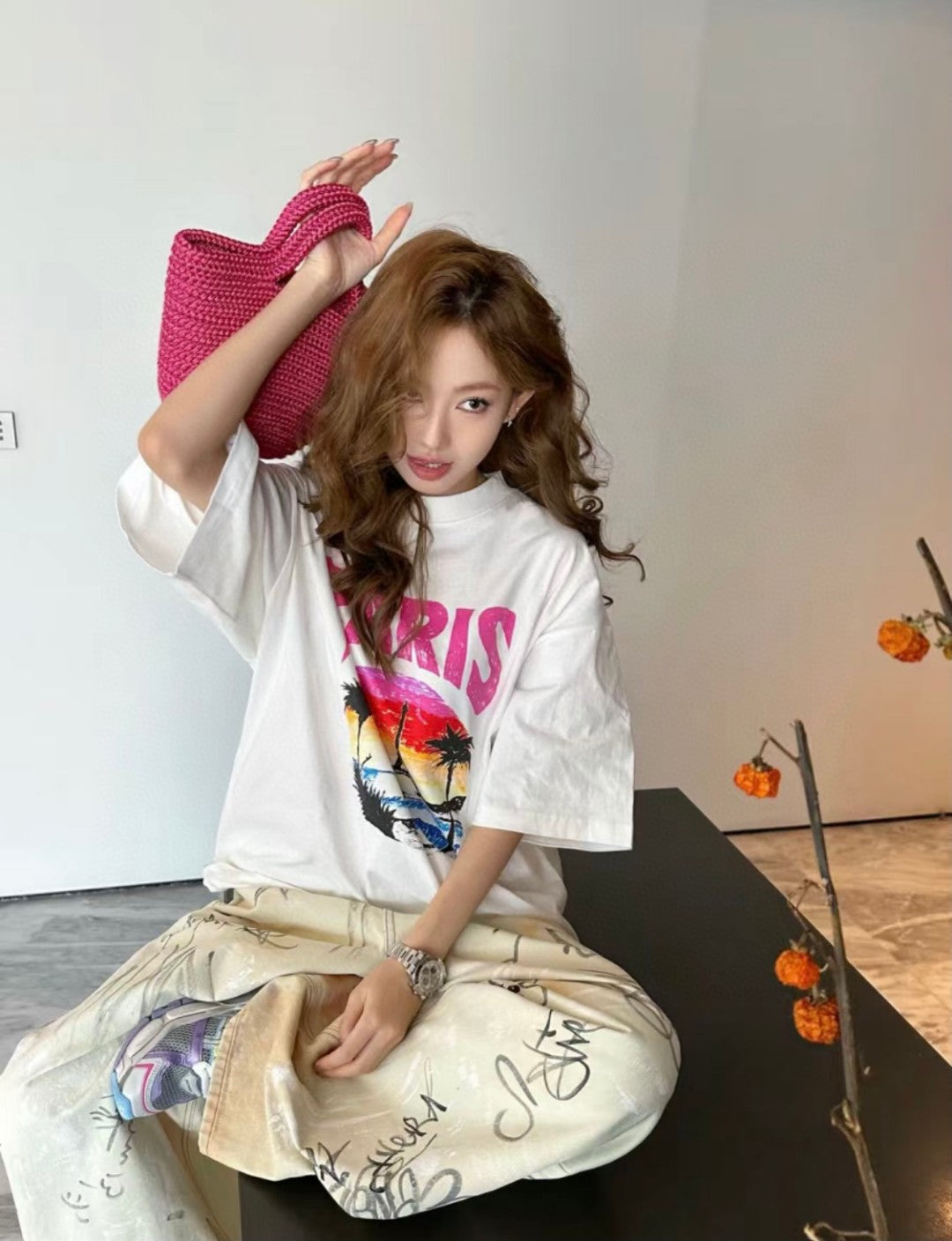 T-shirt Balenciaga Paris Sunset