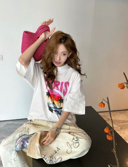 T-shirt Balenciaga Paris Sunset