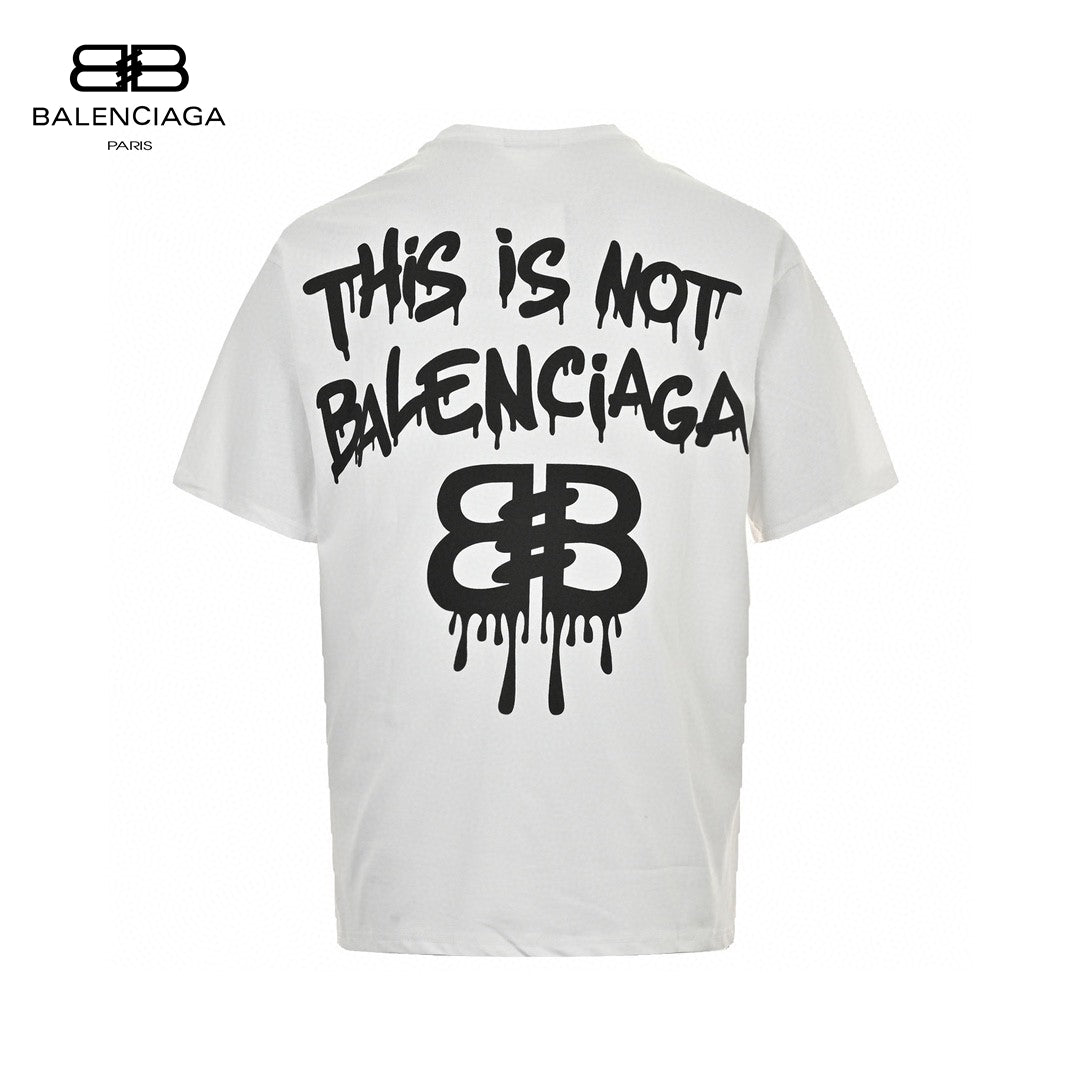 T-shirt Balenciaga Paris (blanc)