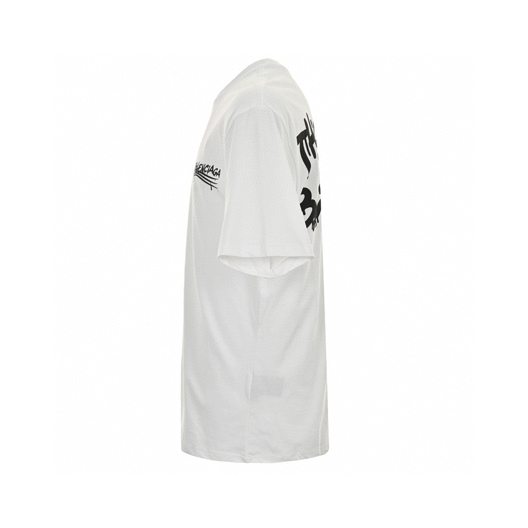 T-shirt Balenciaga Paris (blanc)