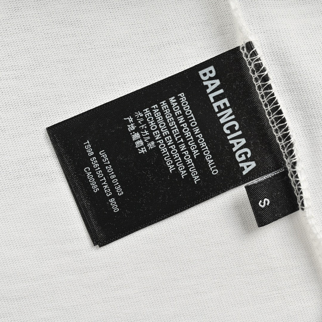 T-shirt Balenciaga Paris (blanc)