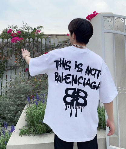 T-shirt Balenciaga Paris (blanc)