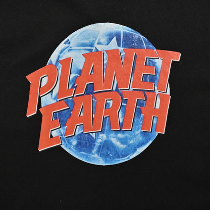 T-shirt noir Balenciaga Planet Earth