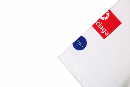 T-SHIRT BLANC AVEC LOGO DU SPONSOR BALENCIAGA