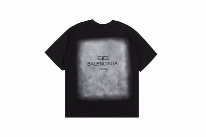T-SHIRT BALENCIAGA SPRAY LOGO NOIR