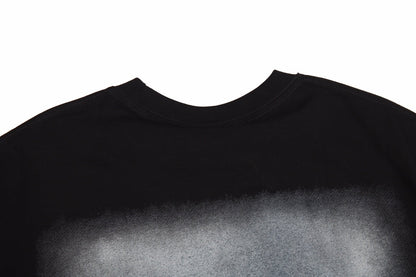 T-SHIRT BALENCIAGA SPRAY LOGO NOIR