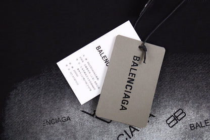 T-SHIRT BALENCIAGA SPRAY LOGO NOIR