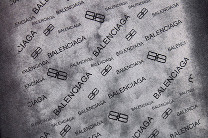 T-SHIRT BALENCIAGA SPRAY LOGO NOIR