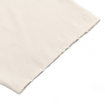 T-SHIRT BALENCIAGA À LOGO POCHOIR BEIGE