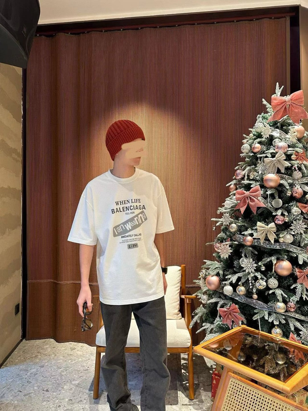 T-shirt Balenciaga - Logo au dos