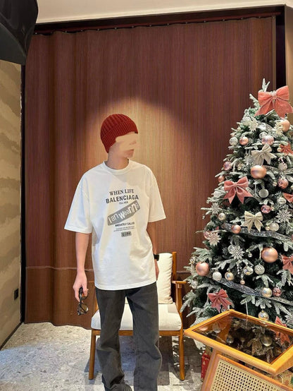 T-shirt Balenciaga - Logo au dos