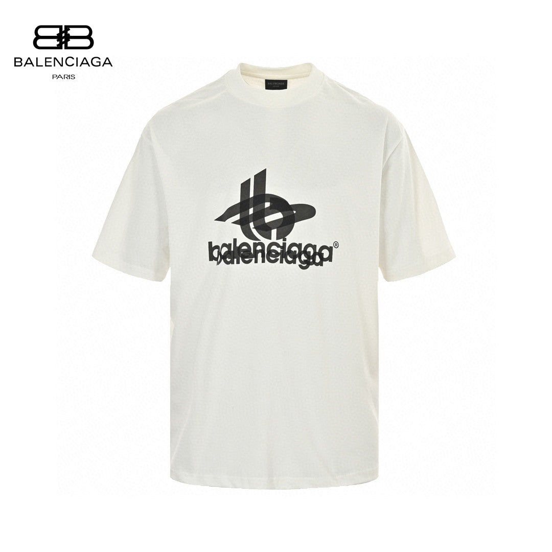 T-shirt Balenciaga - Logo superposé