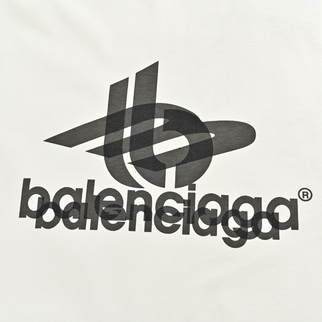 T-shirt Balenciaga - Logo superposé