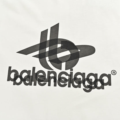 T-shirt Balenciaga - Logo superposé