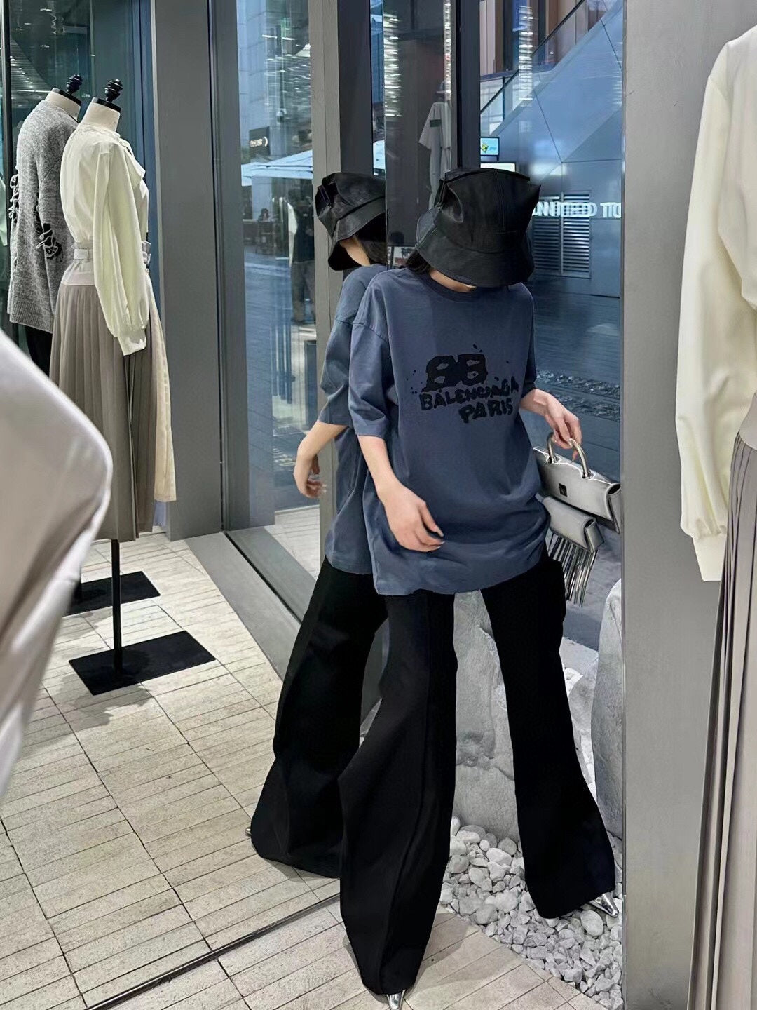 T-shirt Balenciaga imprimé Paris