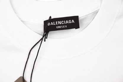 T-shirt Balenciaga avec logo en écriture cursive