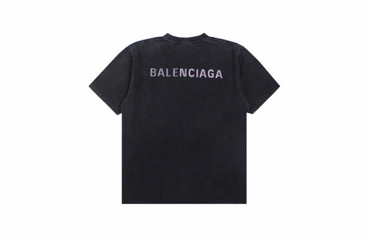 T-shirt Balenciaga à effet délavé