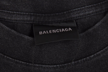 T-shirt Balenciaga à effet délavé