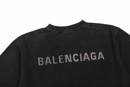 T-shirt Balenciaga à effet délavé