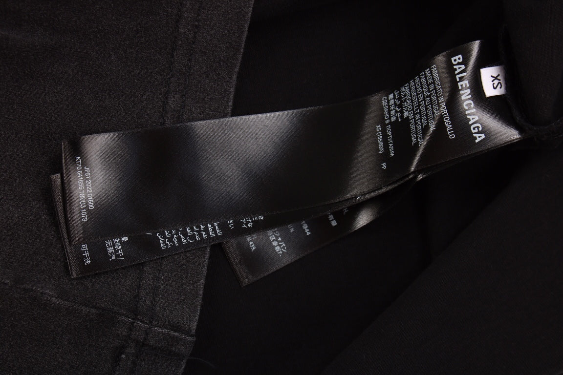 T-shirt Balenciaga à effet délavé