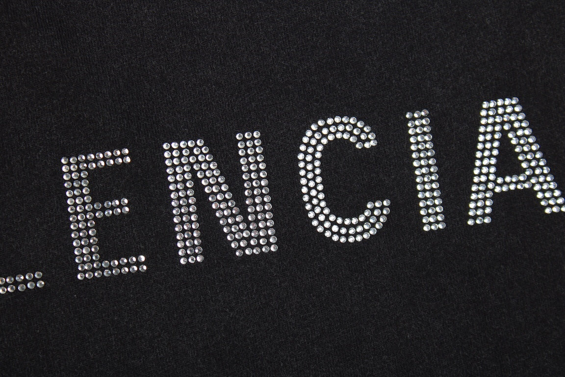 T-shirt Balenciaga à effet délavé